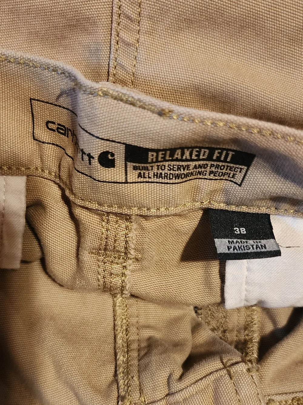 Carhartt Tan Cargo Work Shorts